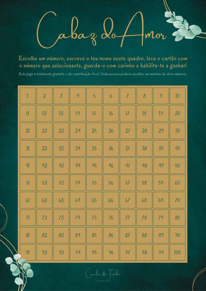 Jogos para o casamento do ano - parte ii - 1