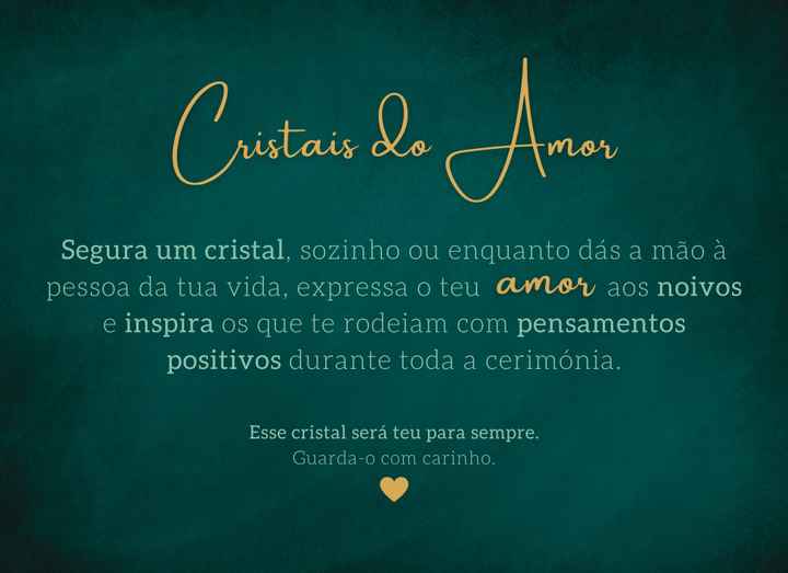 Os Cristais do Amor ✨ - 3