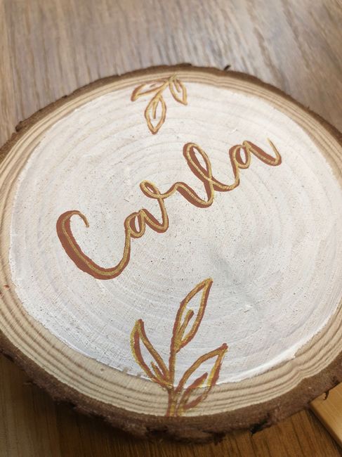 Os detalhes (em madeira) para o dia C - o Topo do Bolo 🍰 4