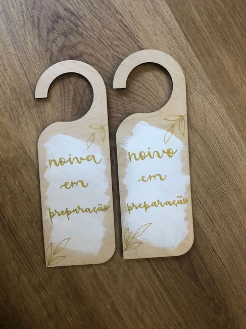 Os detalhes (em madeira) para o dia C - o Topo do Bolo 🍰 6