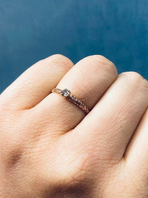 Estou noiva... mas desta vez já tenho anel! 😎 1