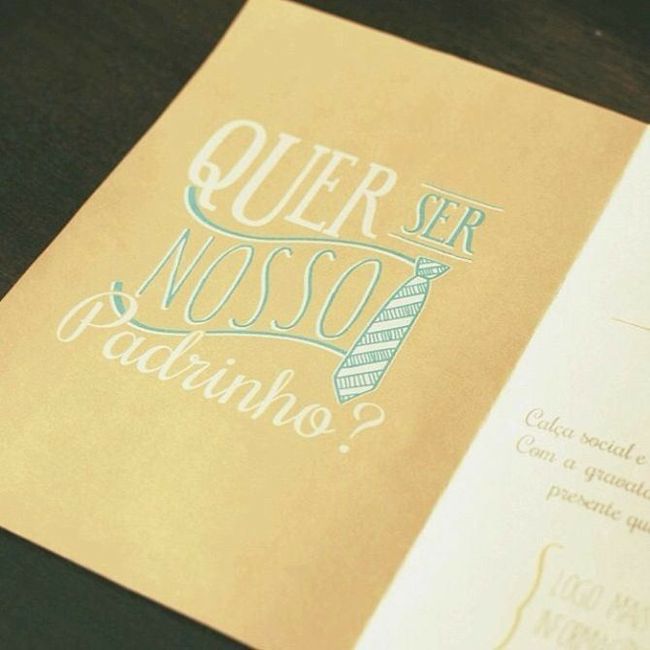 Convite para padrinhos - 3