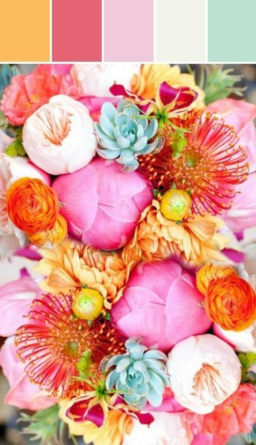 Inspirações primavera - esquemas de cores - 12