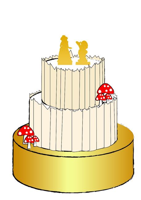 Esboço bolo de casamento - 10