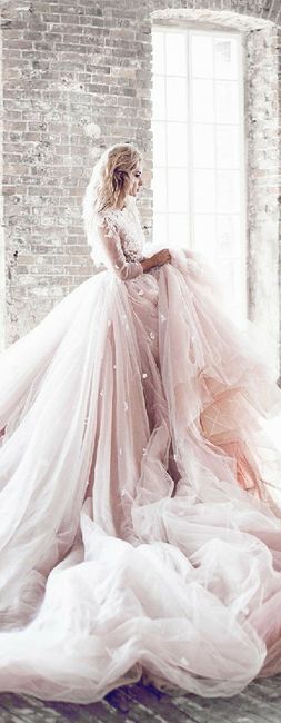 Vestidos de noiva de cor- inspirações - 11