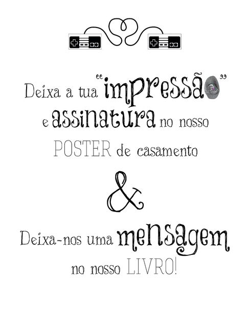 Moldura indicativa, livro de honra e moldura impressões digitais