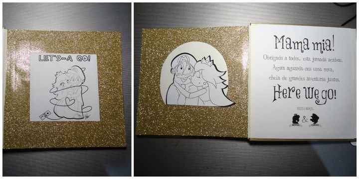 Livro de honra, primeira e última página