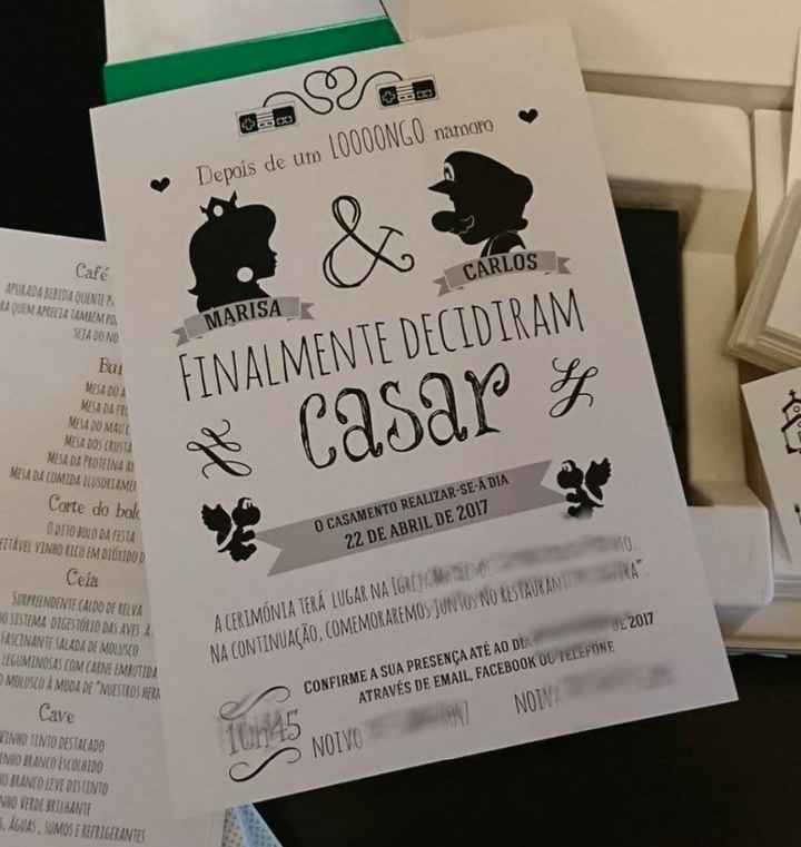 O meu convite 