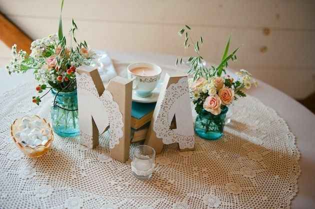 Letras para mesa dos noivos - 1