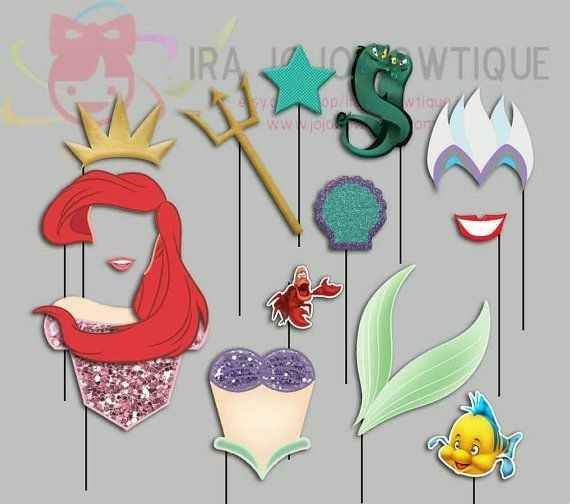Pequena sereia - ariel - inspirações - 19