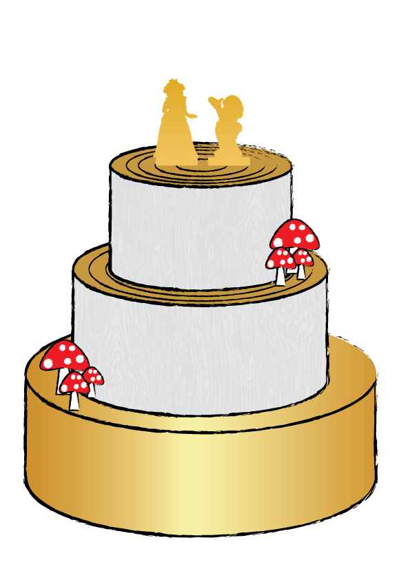 Esboço bolo de casamento - 8