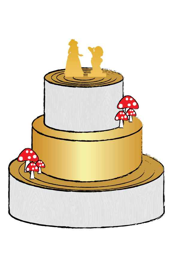 Esboço bolo de casamento - 9