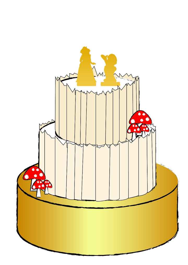 Esboço bolo de casamento - 10