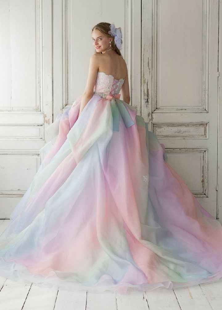 Vestidos de noiva de cor- inspirações - 3