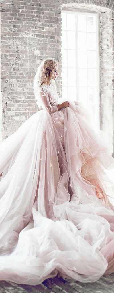 Vestidos de noiva de cor- inspirações - 11