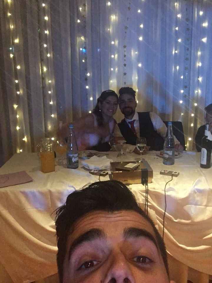A mesa dos noivos