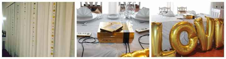 A mesa dos noivos