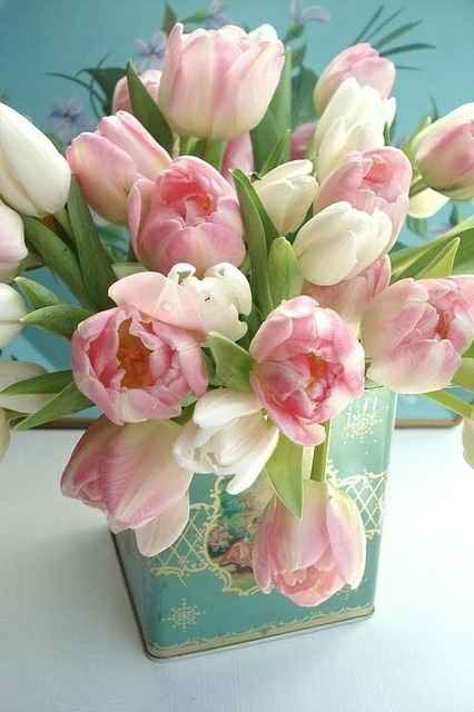 Decoração turquesa, rosa e branco - 1