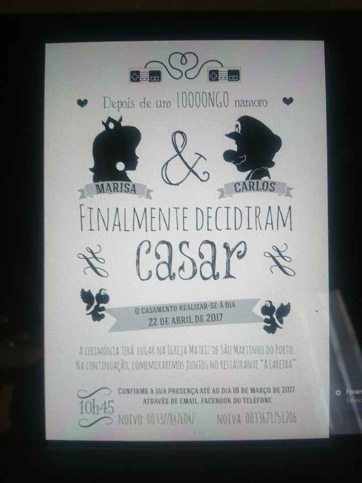 Tipos de letra de casamento - 1