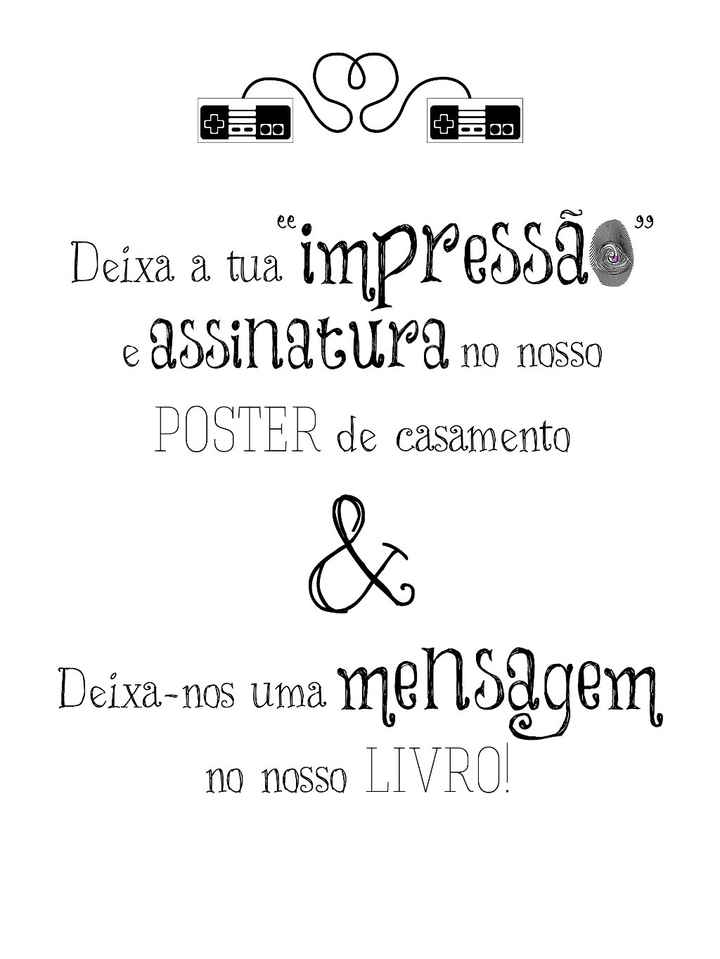 Moldura indicativa, livro de honra e moldura impressões digitais