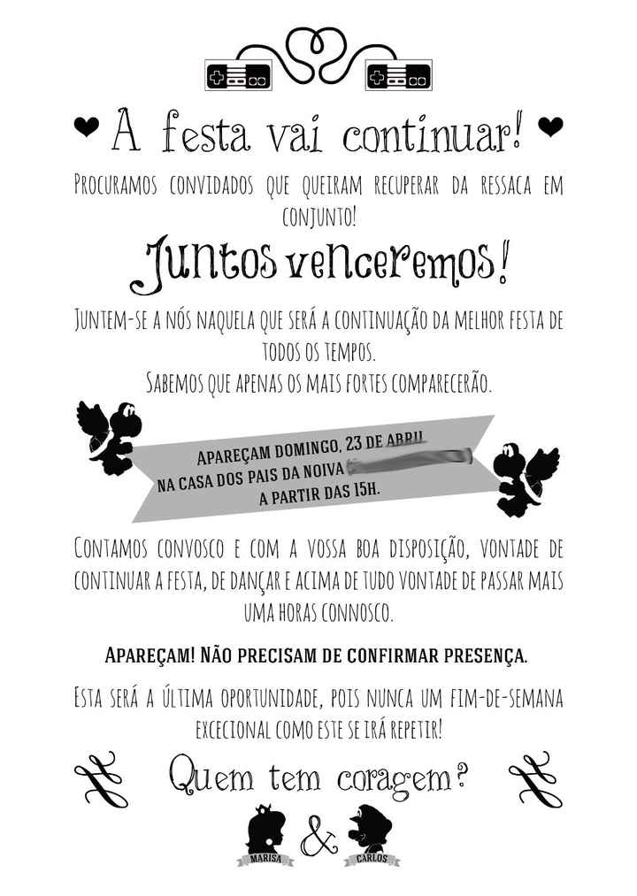 Convite dia 2 -A ressaca