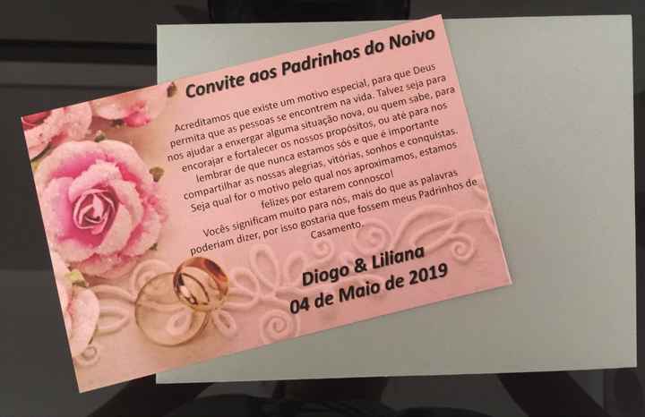 Convite Casamento & Batizado! check 👊 - 2