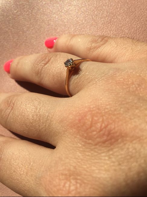 Anel de noivado 💍 - 2