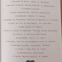 Casamento e Baptismo - 1