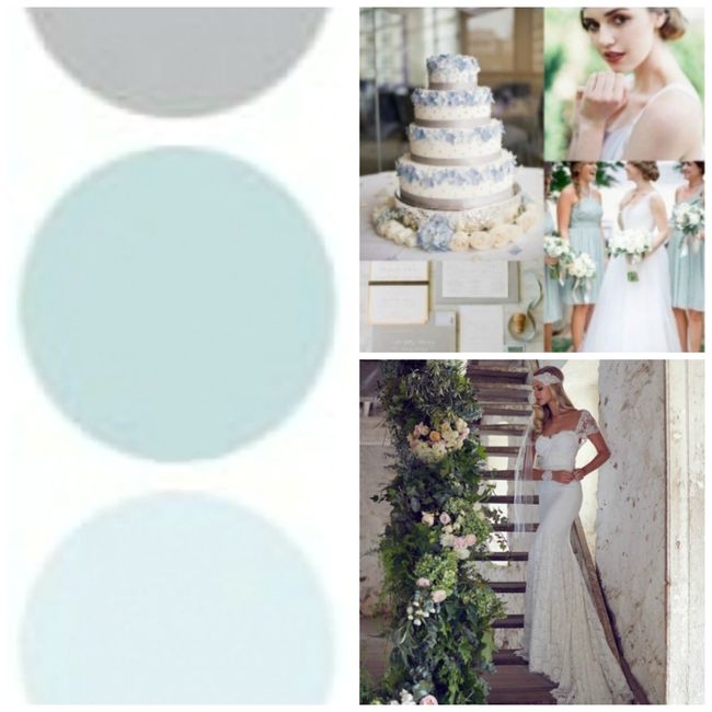 Cores e vestido de noiva