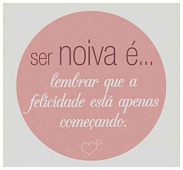 Ser noiva... - 1