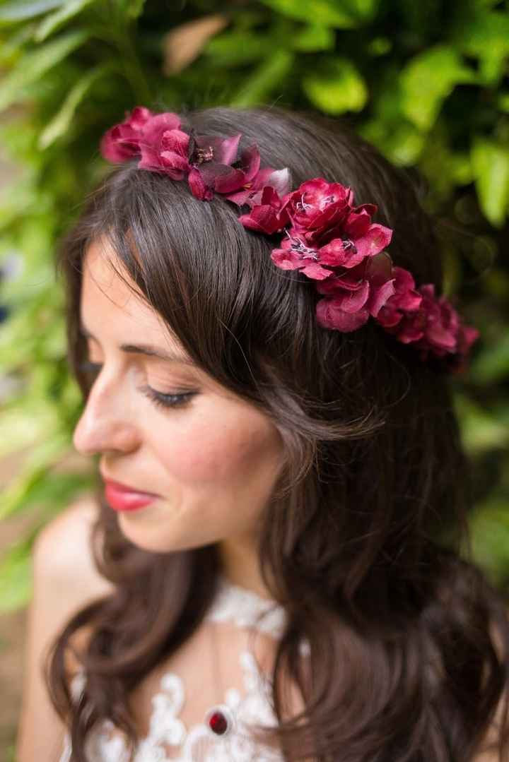 ideia para penteado e assessório de cabelo