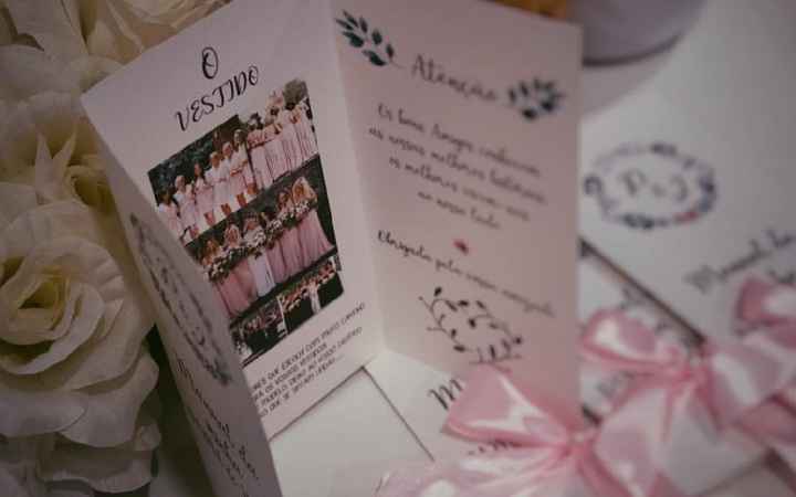 Convites para as Damas de Honor - 2
