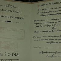 Os convites ... - 1