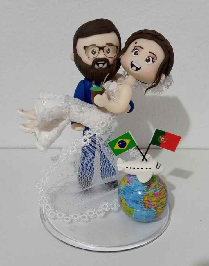 Vão ter cake topper no bolo de casamento? - 1