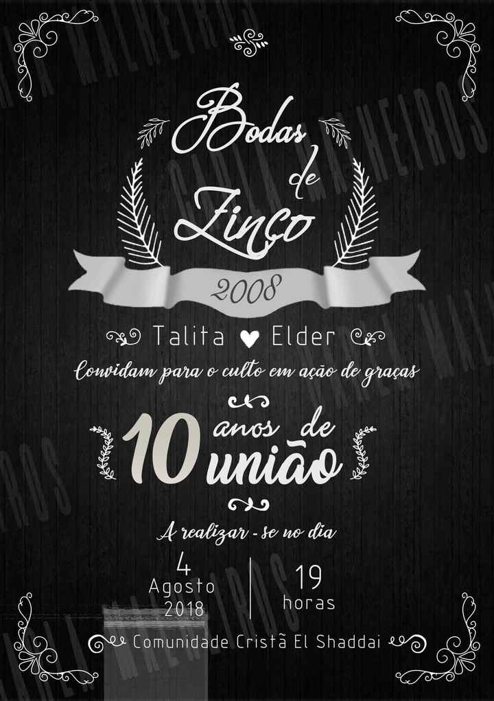 Renovação de 10 anos casados - 1