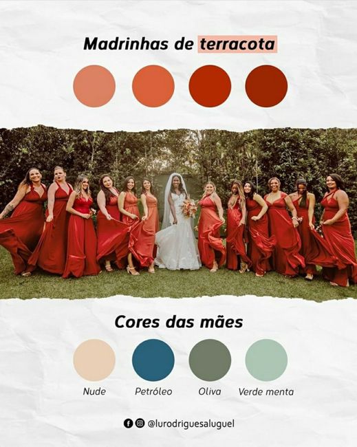 Qual cor escolher para vestidos de damas e madrinha? 1