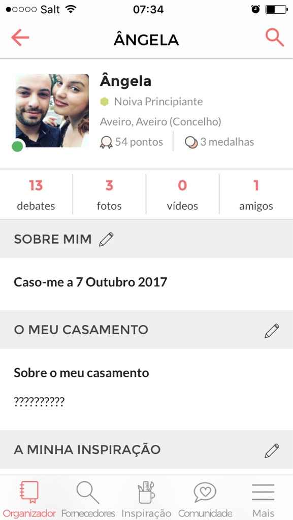 Como se muda a foto de perfil? - 2