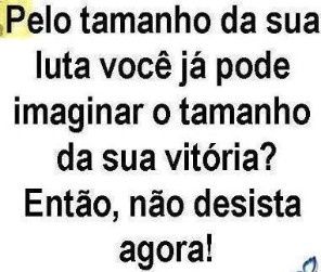 Determinação, paixão e ousadia!