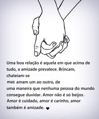 O amor e a saudade