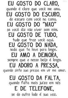 Eu gosto