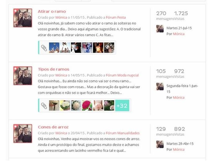 Top 3 visitas