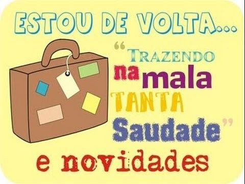 Estou de volta