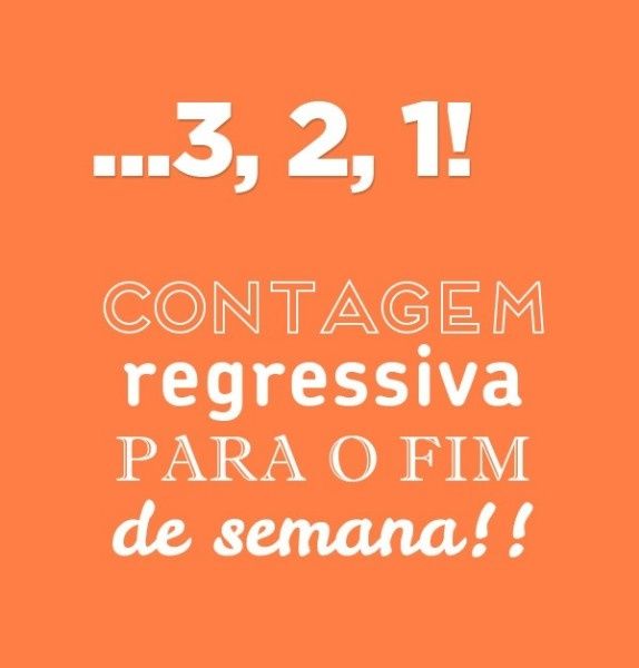 Bom fim de semana