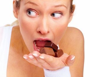 Noiva e o chocolate