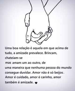 O amor e a saudade