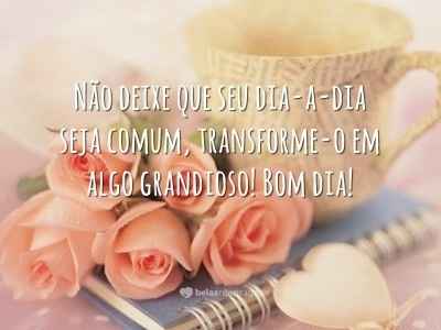 Transformar o dia