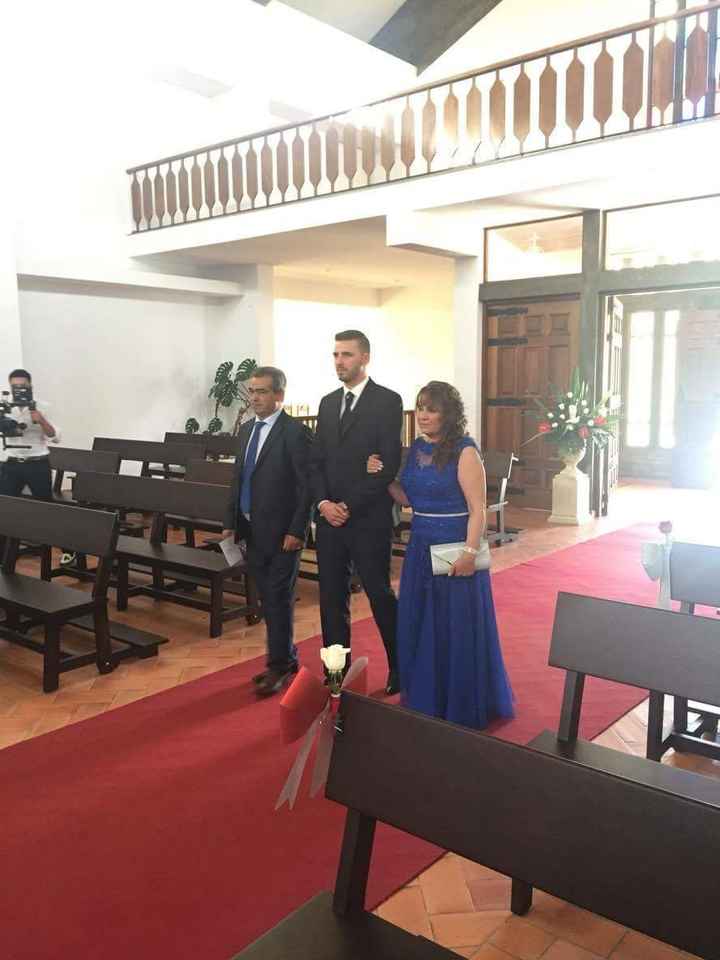 Entrada na igreja noivo