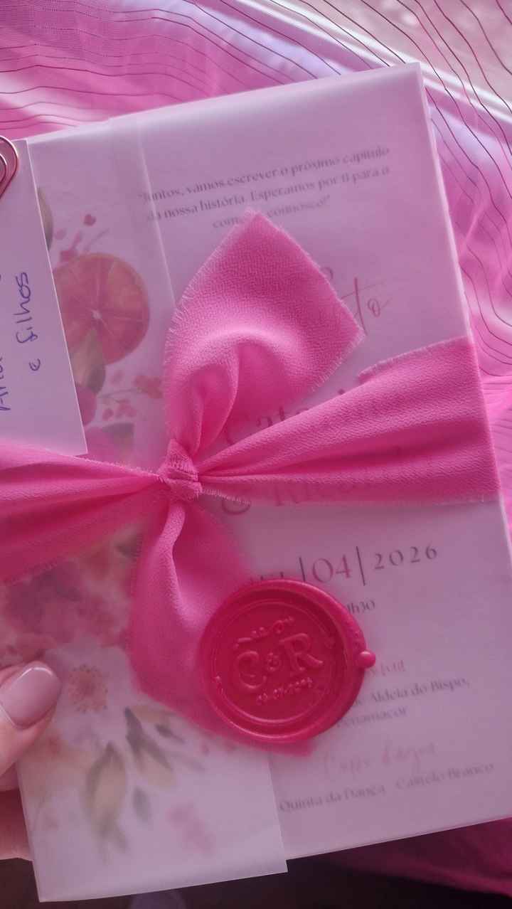 Convites casamento ✉️ - 1
