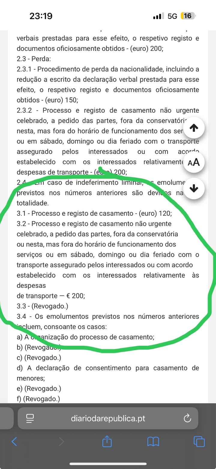Cerimónia civil no local da celebração - 1