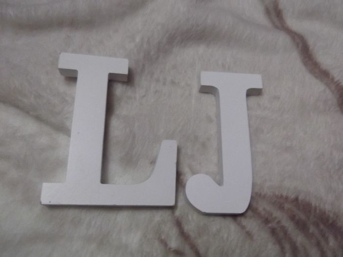 Letras de Madeira - Iniciais 